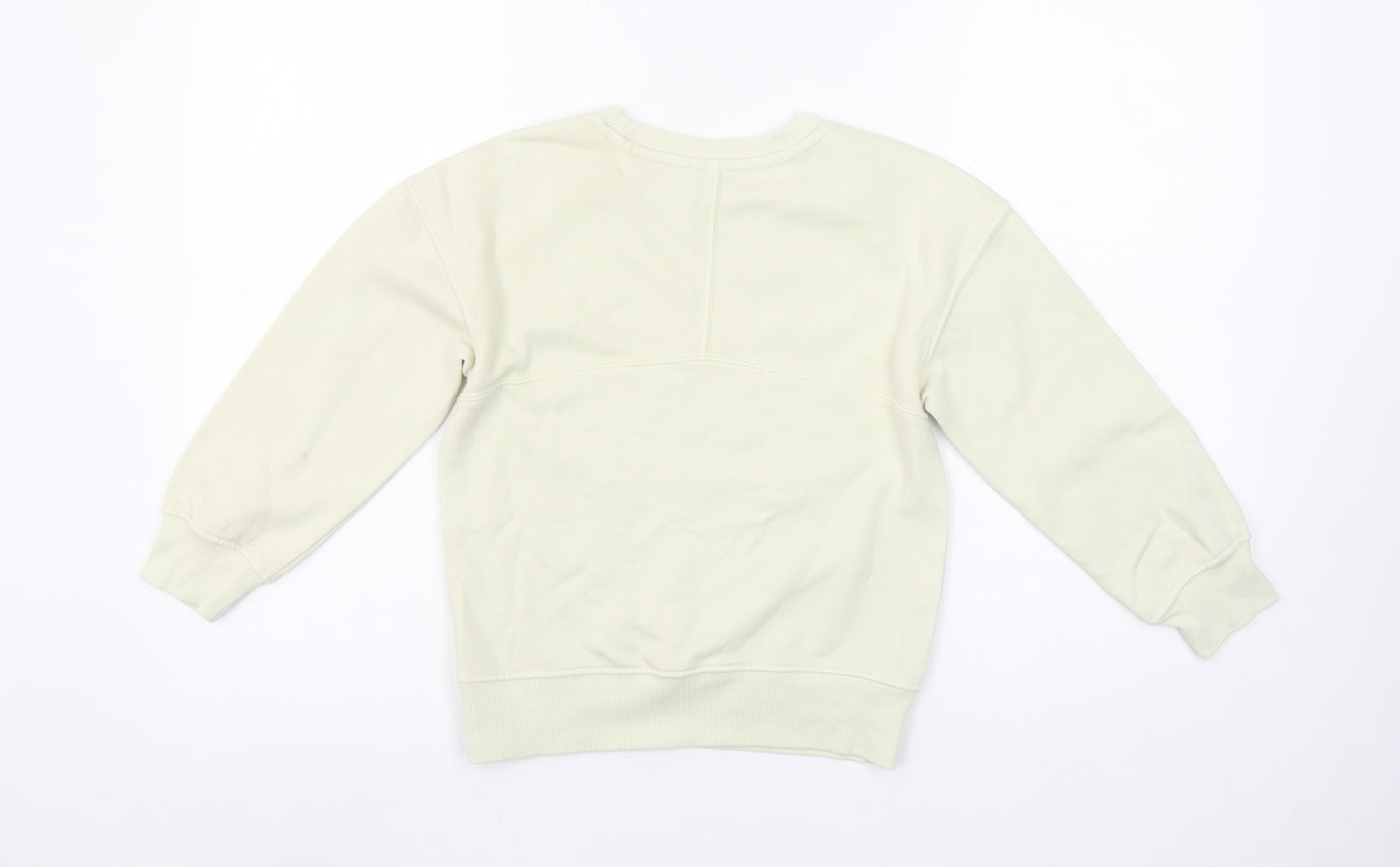 Dunnes Stores Girls Beige Soho NY Graphic Pullover Sweatshirt 6-7 Years