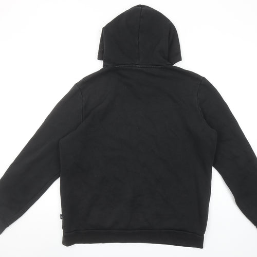 Puma Men's Black Pullover Hoodie M Graphic Sportswear Fleece