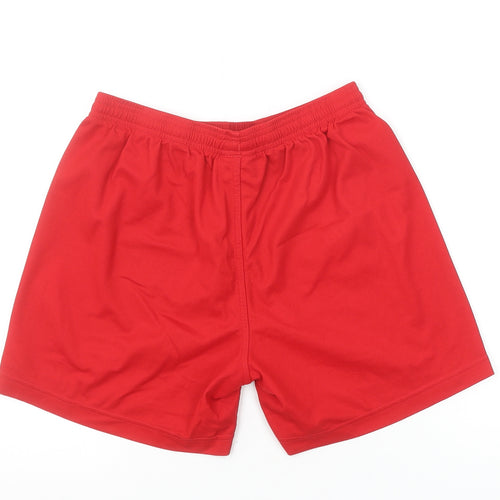 Umbro Men's Red Athletic Football Training Shorts Size M