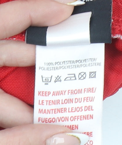 Umbro Men's Red Athletic Football Training Shorts Size M