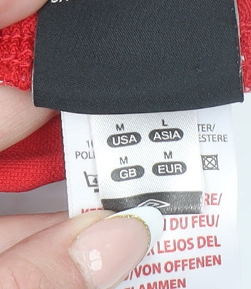 Umbro Men's Red Athletic Football Training Shorts Size M