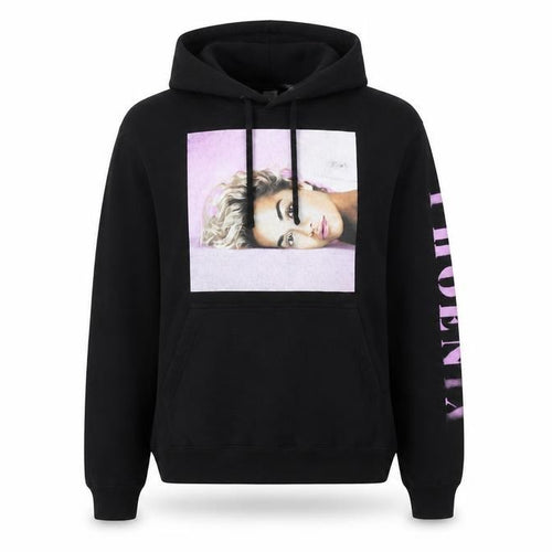 Just Hoods AWDis Women’s Black Phoenix Tour Pullover Hoodie Size S