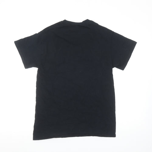 Robin Ruth Men's Black NYPD Graphic Cotton Crew Neck T-Shirt Size S