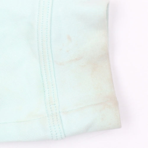 Nike Girls Green Pullover Hoodie XS (6-7 Years) Fleece Logo Sweatshirt