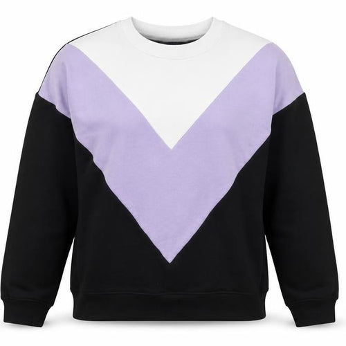 North West Women’s Black Purple Colourblock Sweatshirt L