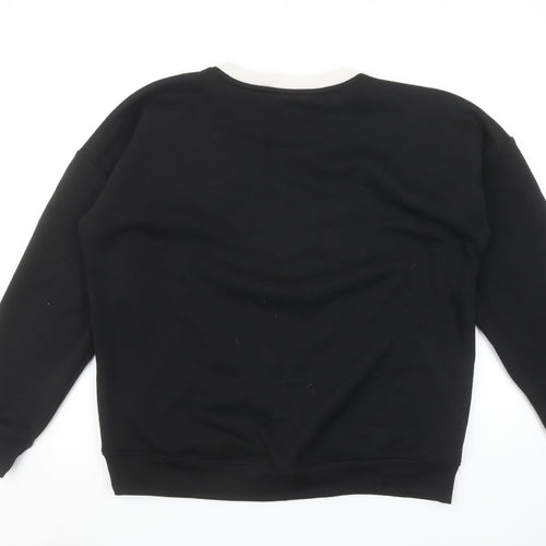 North West Women’s Black Purple Colourblock Sweatshirt L