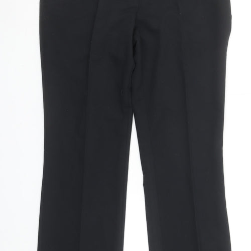 Dunnes Women’s Black Size 12 Straight Leg Dress Trousers