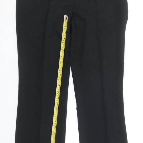Dunnes Women’s Black Size 12 Straight Leg Dress Trousers