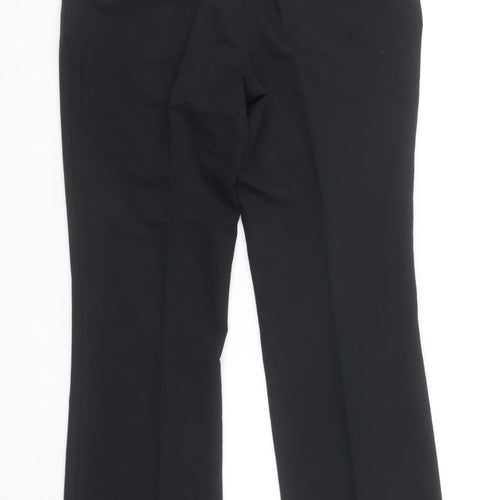 Dunnes Women’s Black Size 12 Straight Leg Dress Trousers