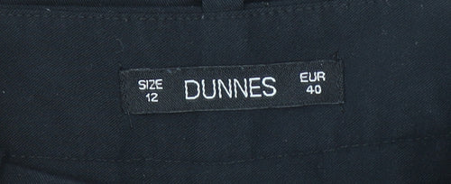 Dunnes Women’s Black Size 12 Straight Leg Dress Trousers