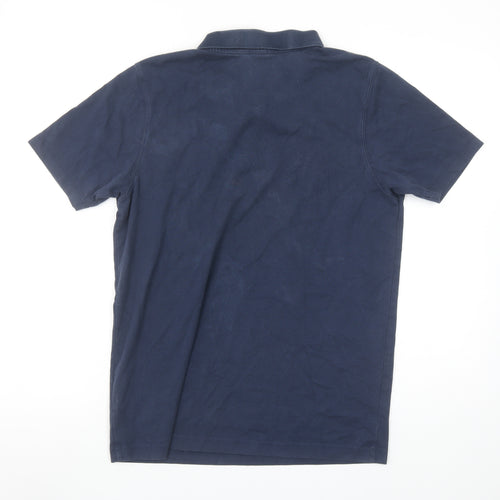 Umbro Men's Blue Ireland Football Polo Shirt Size M
