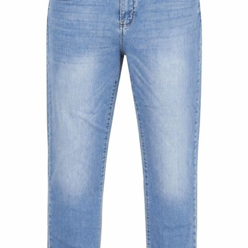 BORN Mens Blue Straight Fit Denim Jeans 34x32 Stretch