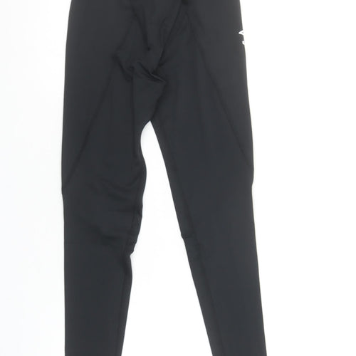 Umbro Unisex Kids Black Compression Leggings Size 146 Slim Fit Activewear