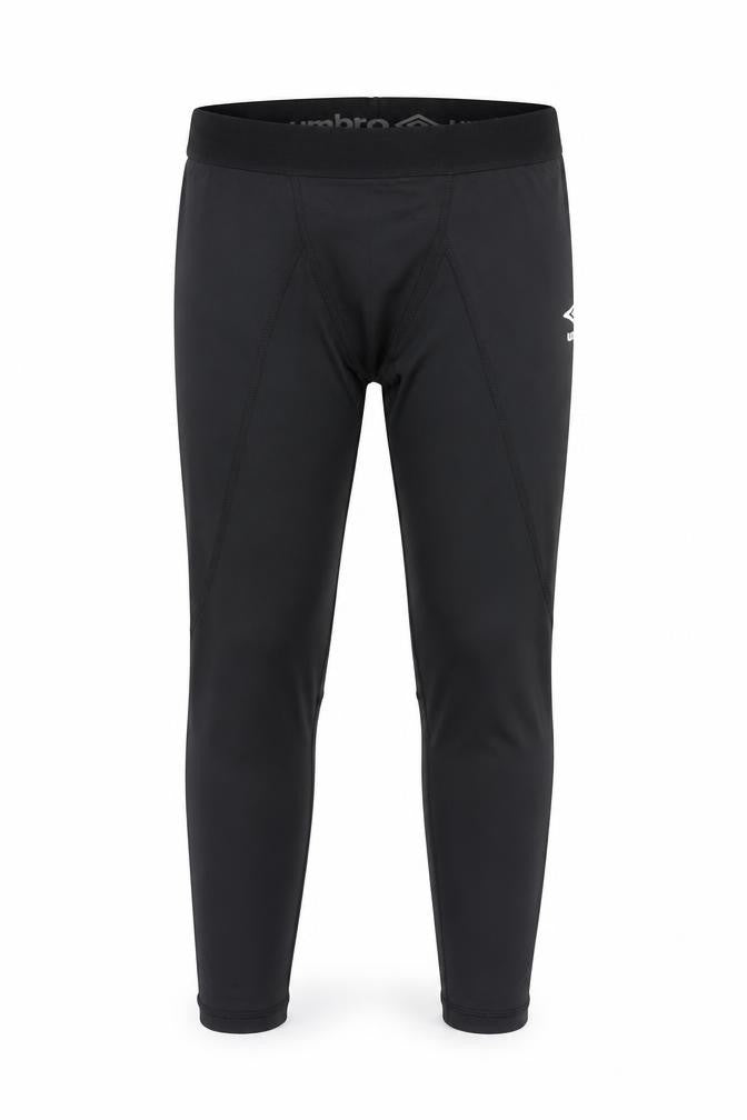 Umbro Unisex Kids Black Compression Leggings Size 146 Slim Fit Activewear