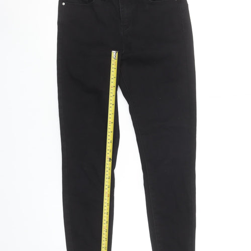 Denim Co. Women's Black Skinny Jeans Size 10 Stretch Denim