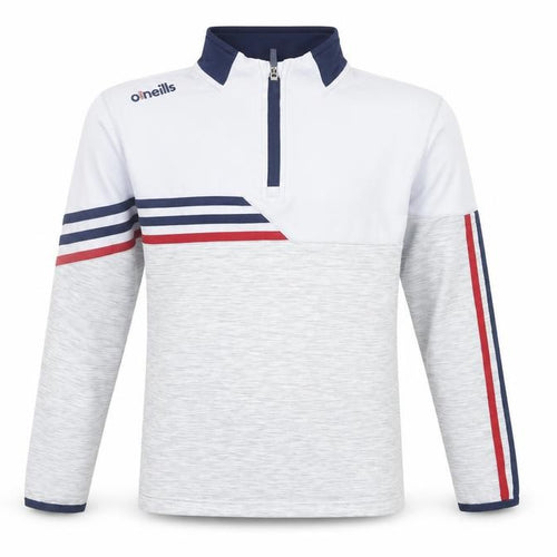 O'Neills Boys Grey 9-10 Years 1/4 Zip Sports Sweatshirt