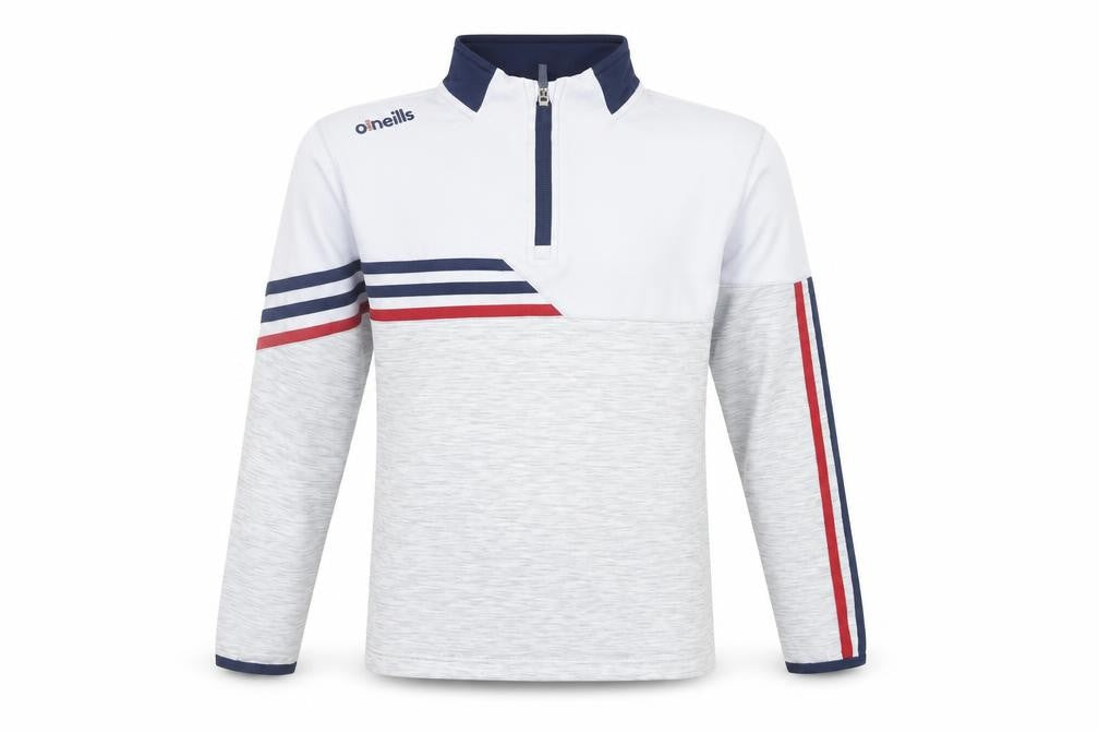 O'Neills Boys Grey 9-10 Years 1/4 Zip Sports Sweatshirt