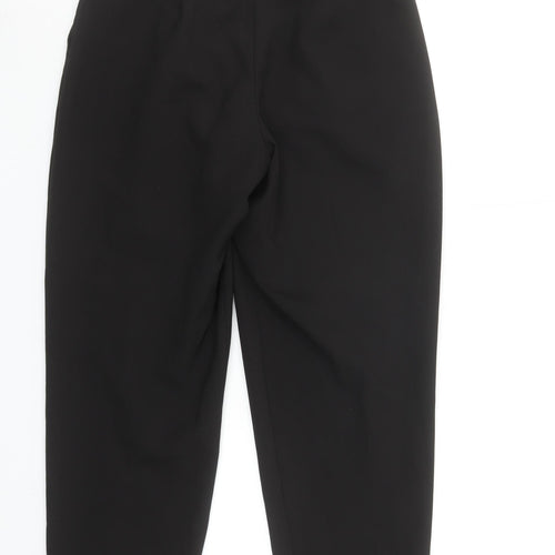 Primark Womens Black Paperbag Tapered Trousers Size 6