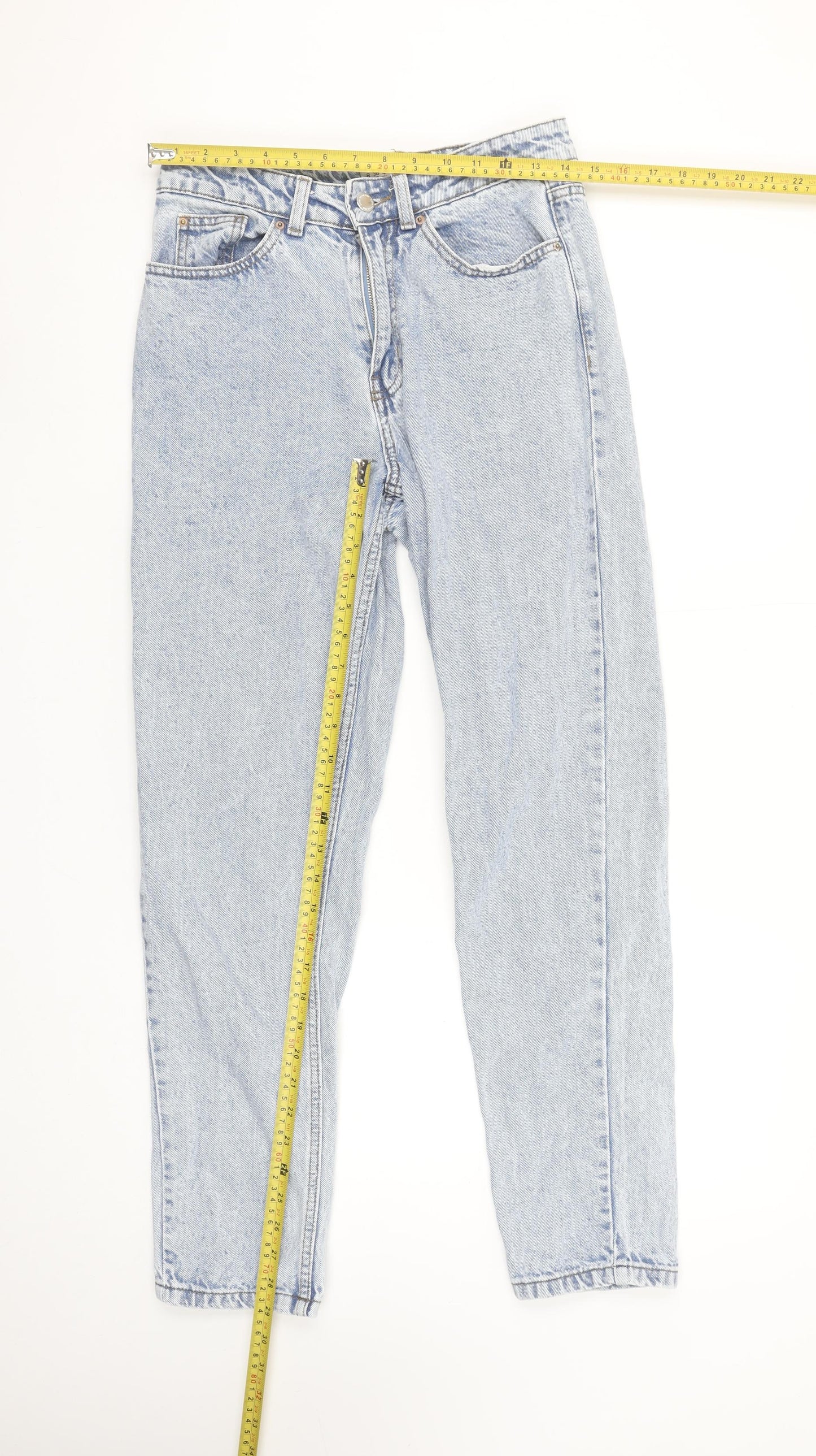 Primark Women’s Blue High Rise Mom Jeans Size 8 Denim Co