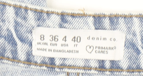 Primark Women’s Blue High Rise Mom Jeans Size 8 Denim Co
