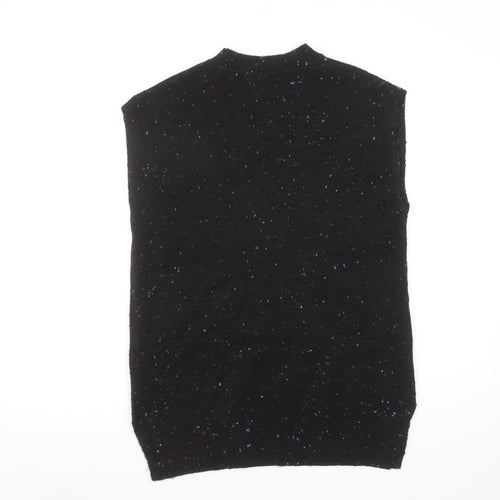 Marks and Spencer Womens Black XS Sleeveless Knit Pullover Jumper