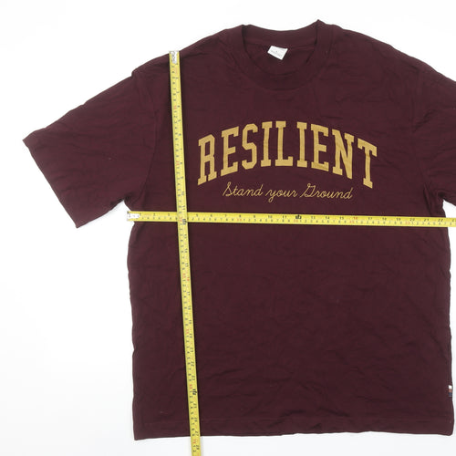 Springfield Men's Brown 'Resilient' Graphic T-Shirt Size L