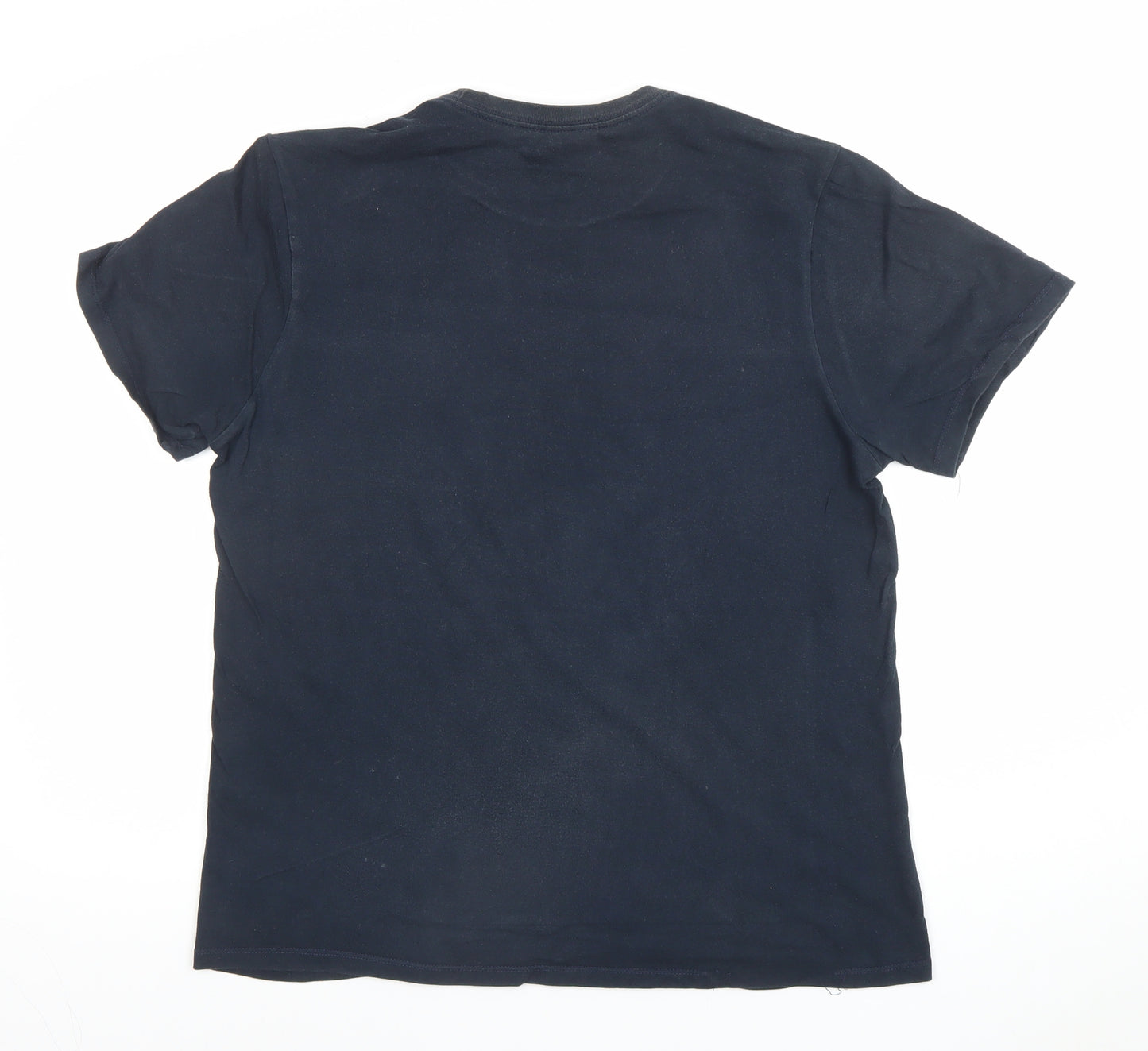 Nike Men’s Black Graphic Print Short Sleeve Cotton T-Shirt Size M