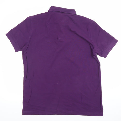 Hugo Boss Men's Purple Polo Shirt M Short Sleeve Cotton Classic Fit