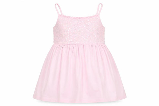 Next Girls Pink Sequin Strappy Cotton Party Dress 14 Years