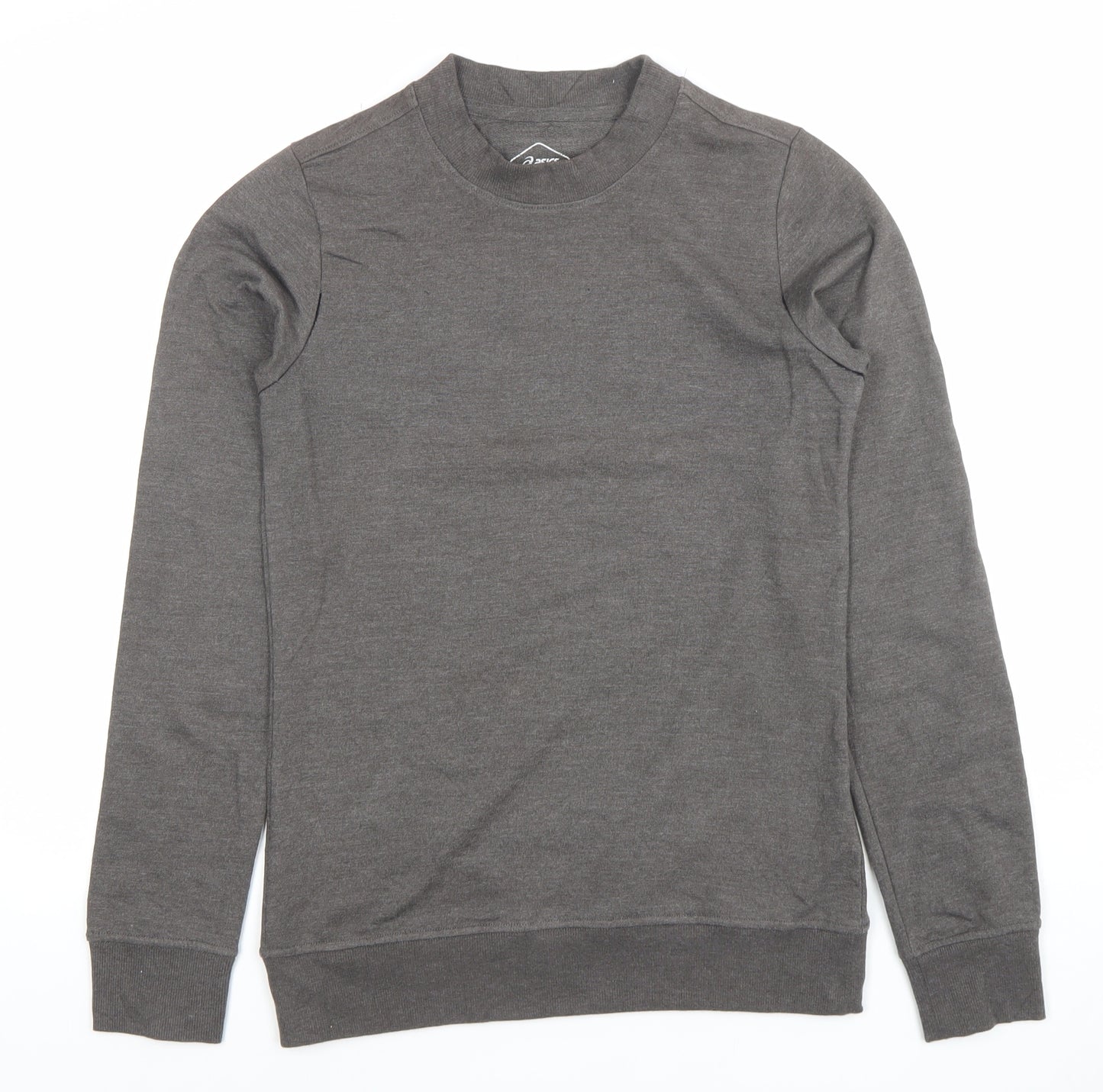 Asics Men’s Grey XS Crew Neck Pullover Sweatshirt Lightweight Jersey