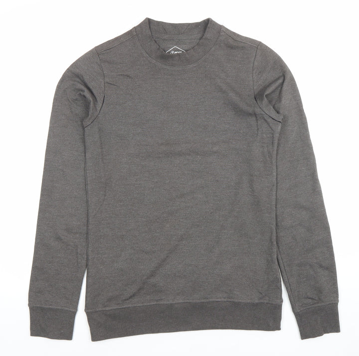Asics Men’s Grey XS Crew Neck Pullover Sweatshirt Lightweight Jersey