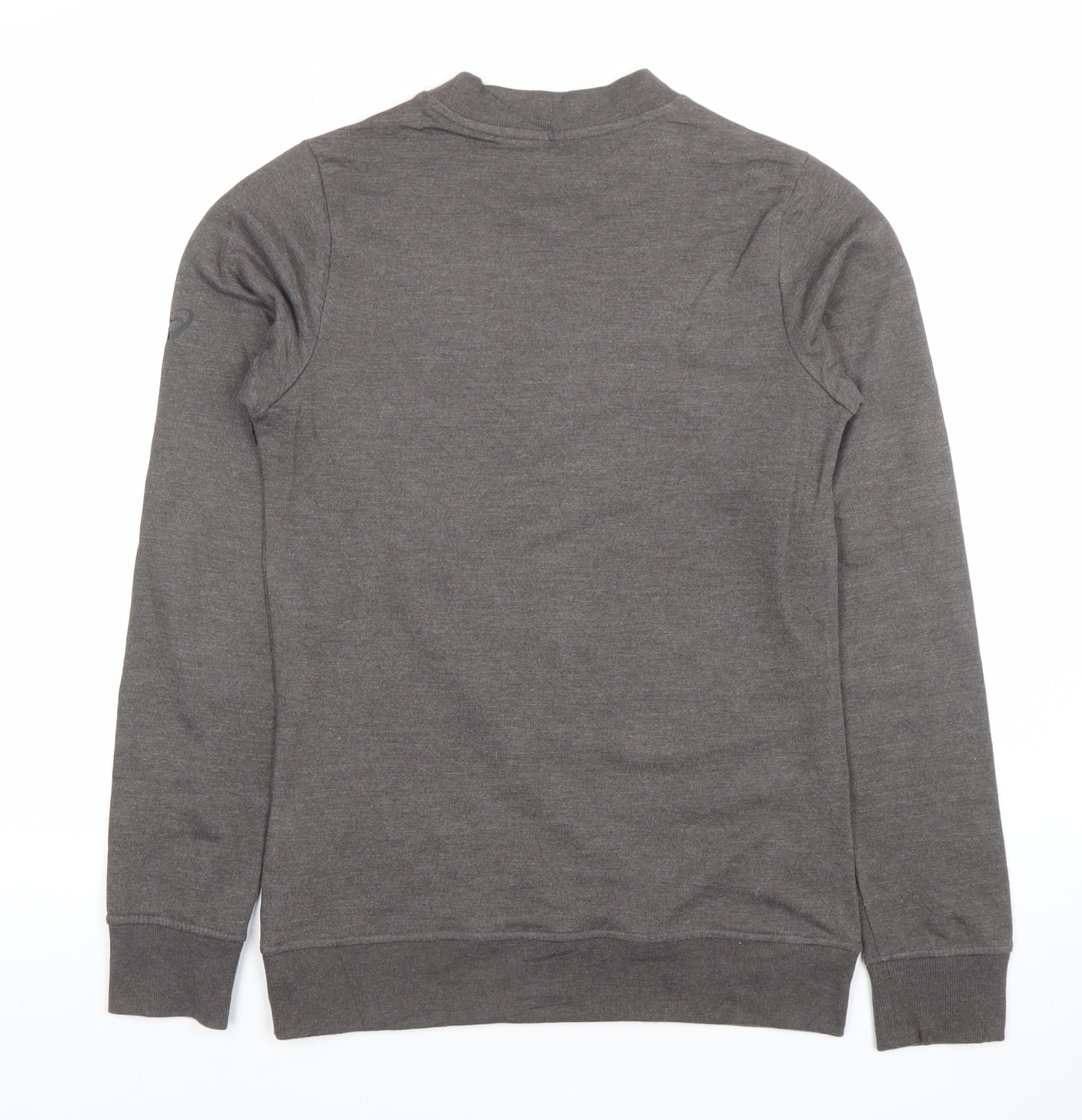 Asics Men’s Grey XS Crew Neck Pullover Sweatshirt Lightweight Jersey