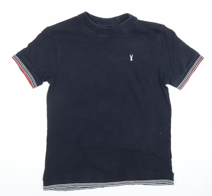 Next Men's Blue Short Sleeve Crew Neck Cotton T-Shirt M