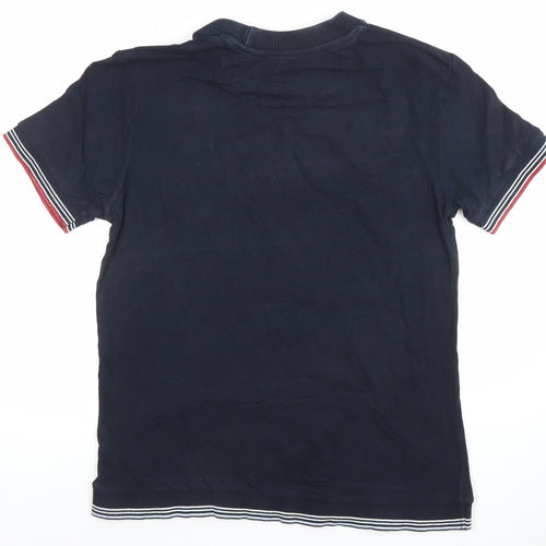 Next Men's Blue Short Sleeve Crew Neck Cotton T-Shirt M