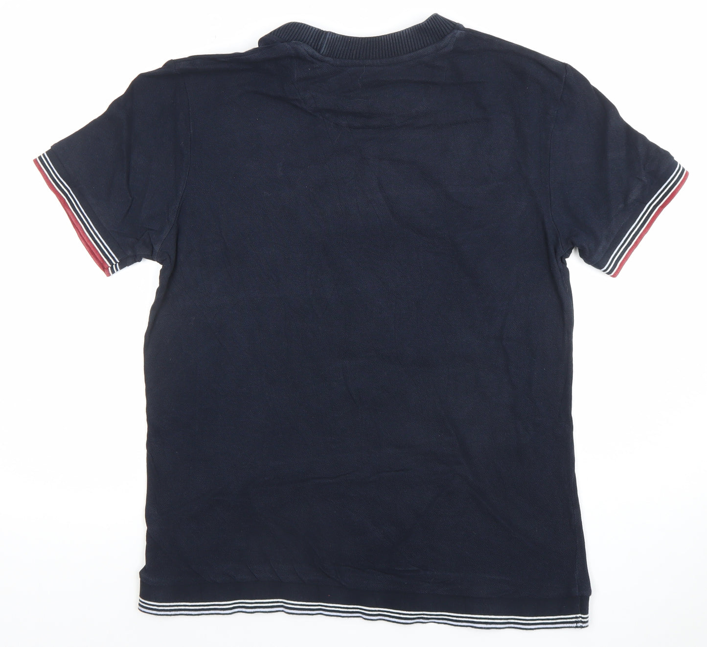 Next Men's Blue Short Sleeve Crew Neck Cotton T-Shirt M