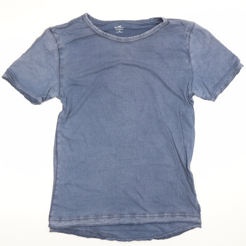 Hollister Men's Blue Small Crew Neck Lightweight T-Shirt