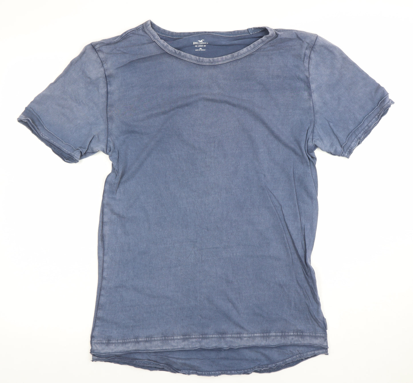 Hollister Men's Blue Small Crew Neck Lightweight T-Shirt