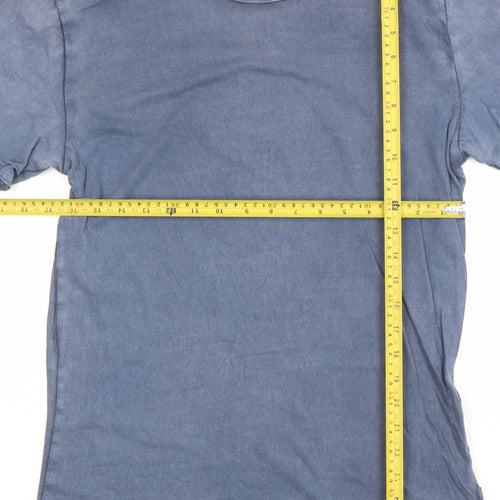 Hollister Men's Blue Small Crew Neck Lightweight T-Shirt