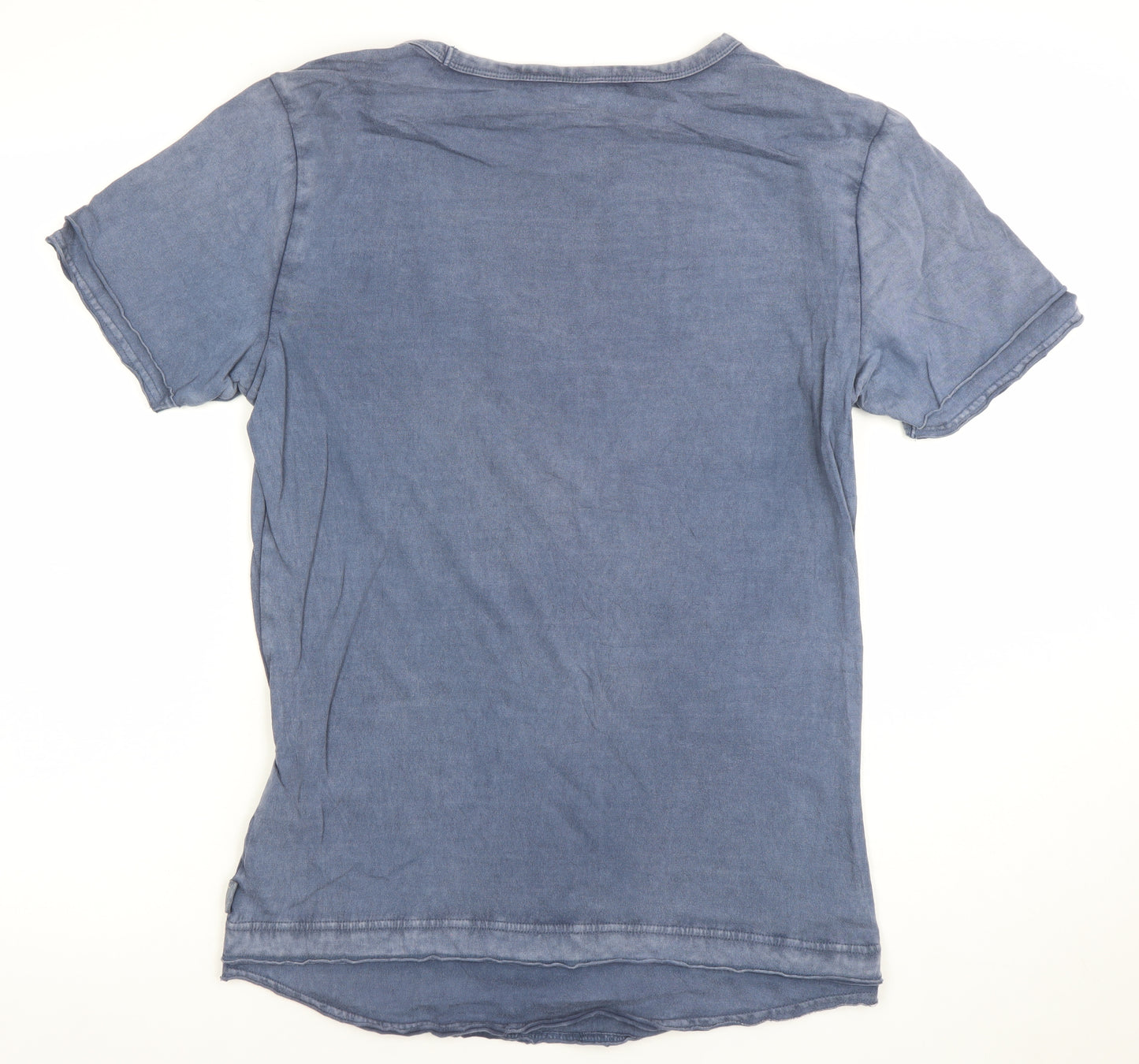 Hollister Men's Blue Small Crew Neck Lightweight T-Shirt