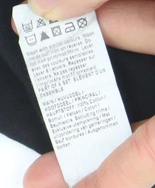 River Island Girls Black Totally Fearless Graphic T-Shirt 7-8 Years