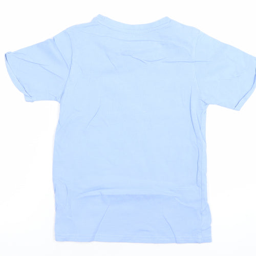 Mountain Warehouse Girls Blue Sequin Fish T-Shirt 7-8 Years Cotton