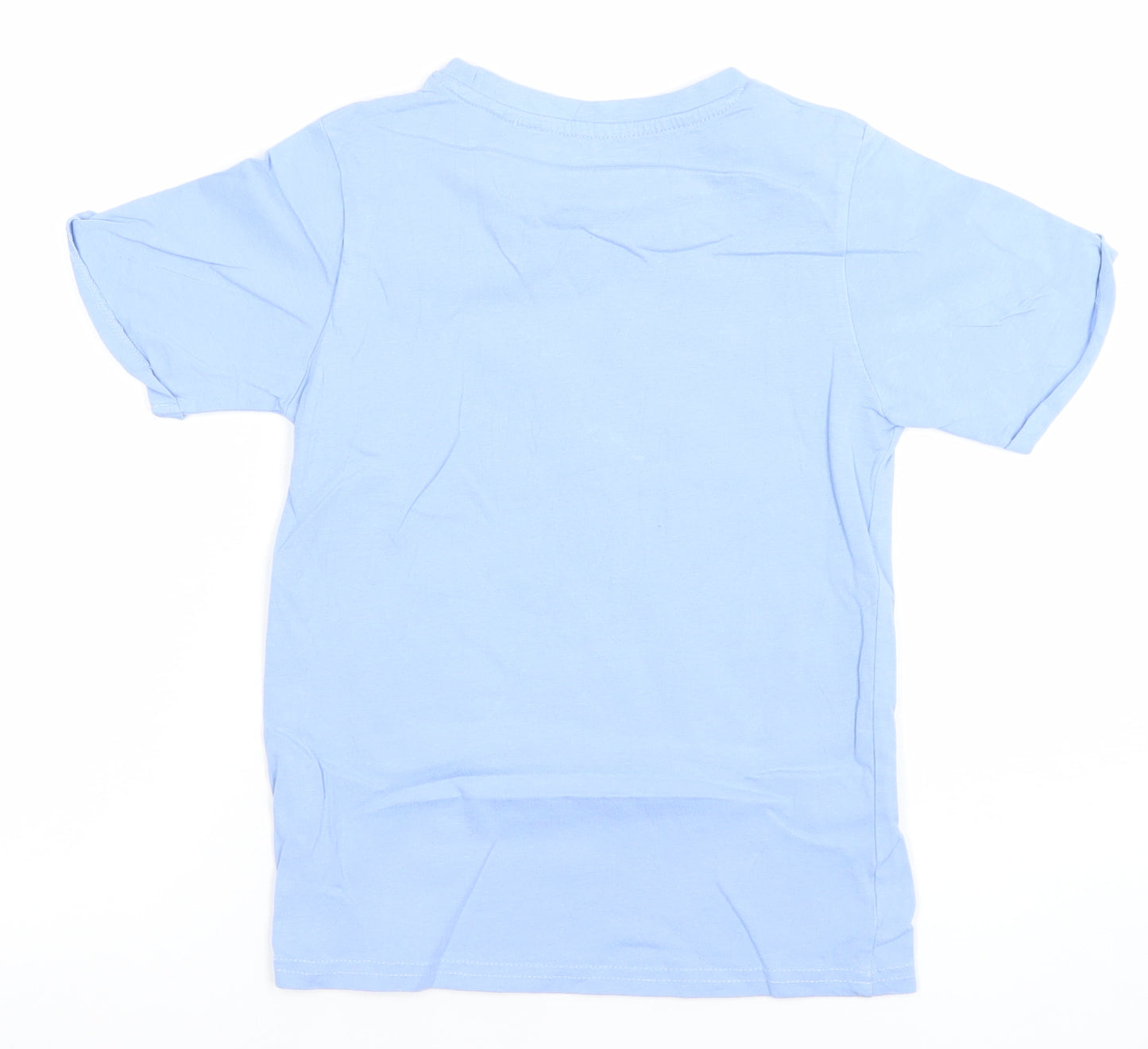 Mountain Warehouse Girls Blue Sequin Fish T-Shirt 7-8 Years Cotton