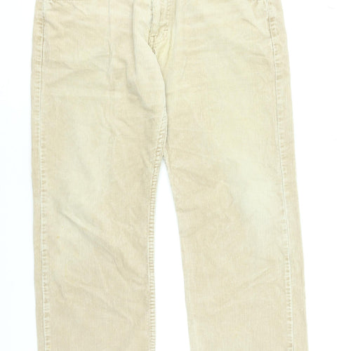 Tommy Hilfiger Men's Beige Corduroy Chino Trousers 36W 32L
