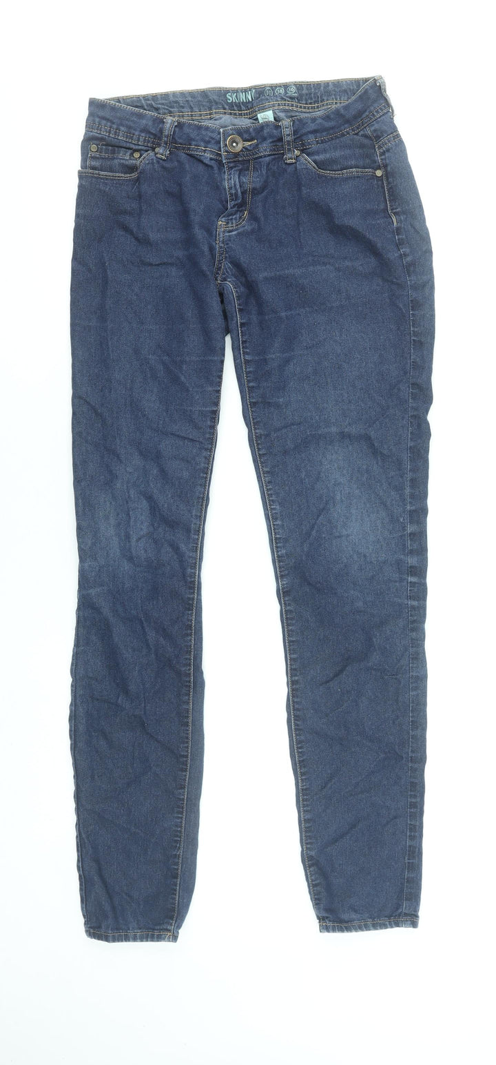 Denim Co Women Blue Size 10 Skinny Mid Rise Stretch Jeans