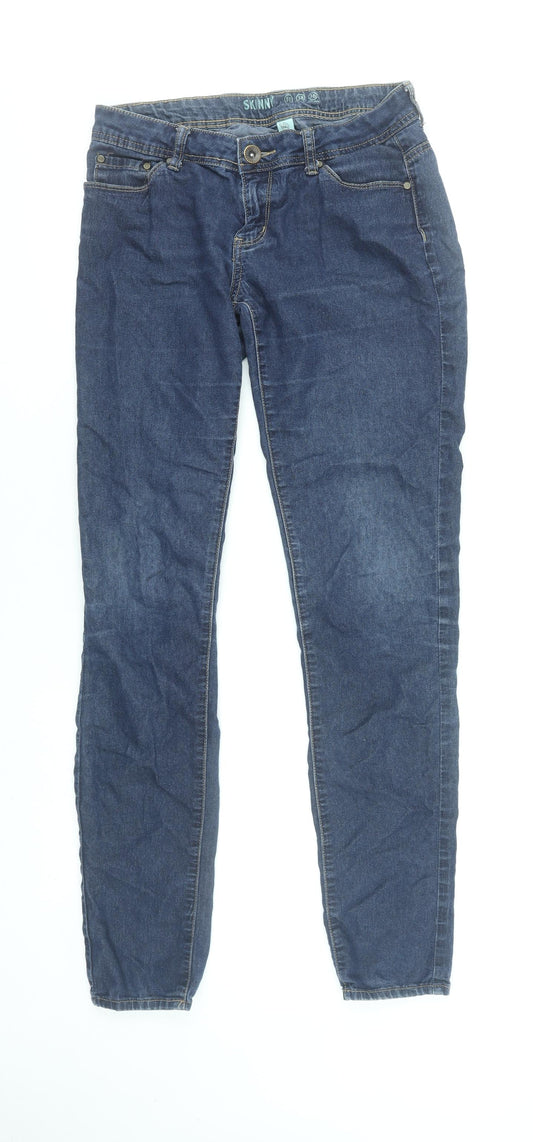 Denim Co Women Blue Size 10 Skinny Mid Rise Stretch Jeans