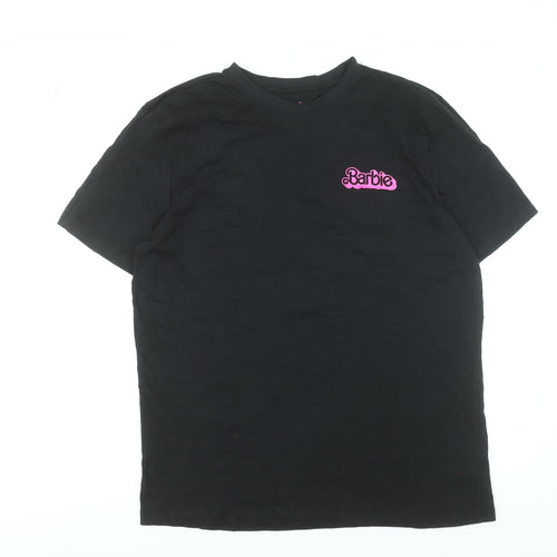 Barbie The Movie Women's Black Cotton T-Shirt Size L