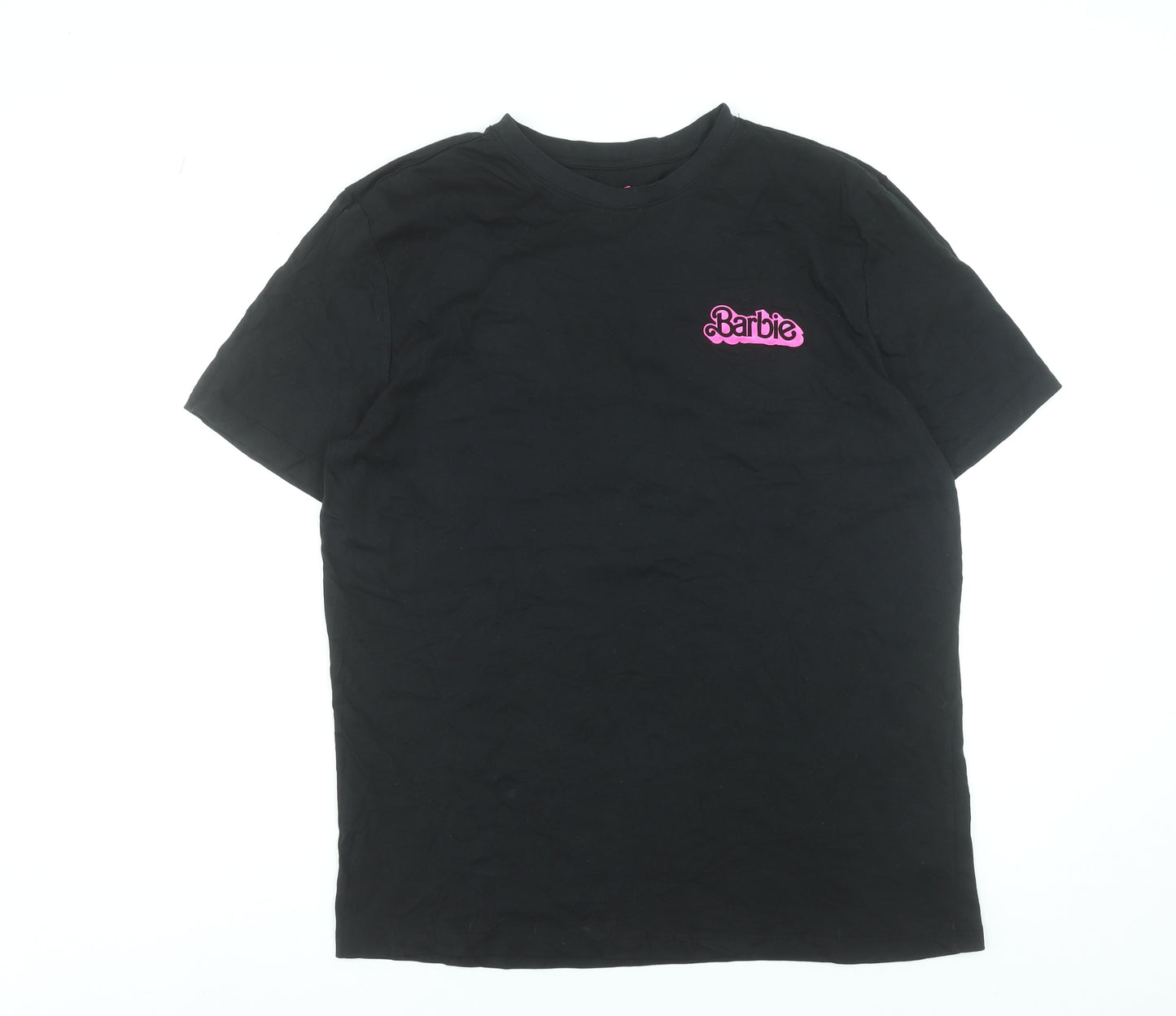 Barbie The Movie Women's Black Cotton T-Shirt Size L
