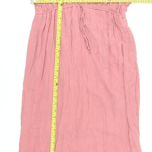 River Island Women’s Pink Viscose Midi Kaftan Dress Size 10