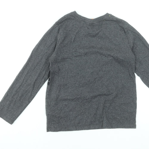 Despicable Me Boys Grey Long Sleeve T-Shirt 9-10 Years Graphic Print Cotton Blend