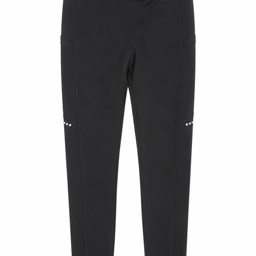Dunnes Stores Girls Black Activewear Leggings 7-8 Years Stretch Sportswear